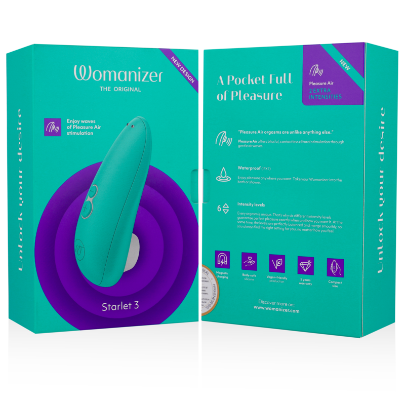 WOMANIZER - STARLET 3 KLITORISSTIMULATOR TURQUOISE