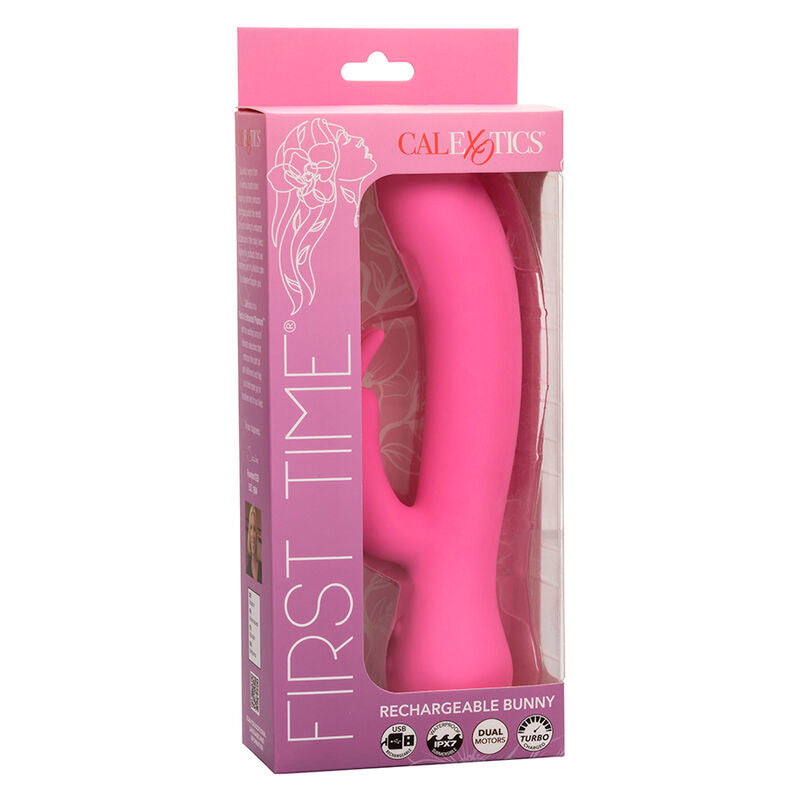 CALEXOTICS - EERSTE KEER VIBRATOR RABBIT OPLAADBAAR ROZE