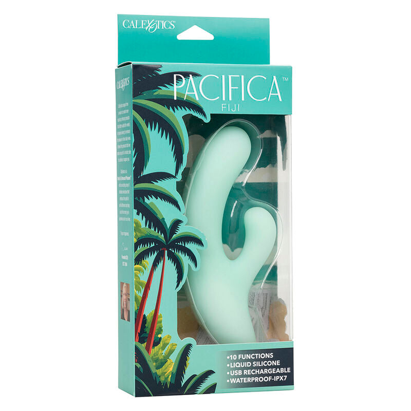 CALEXOTICS - PACIFICA FIJI VIBRATOR & STIMULATOR G-PUNT 10 TRILLINGEN AQUA