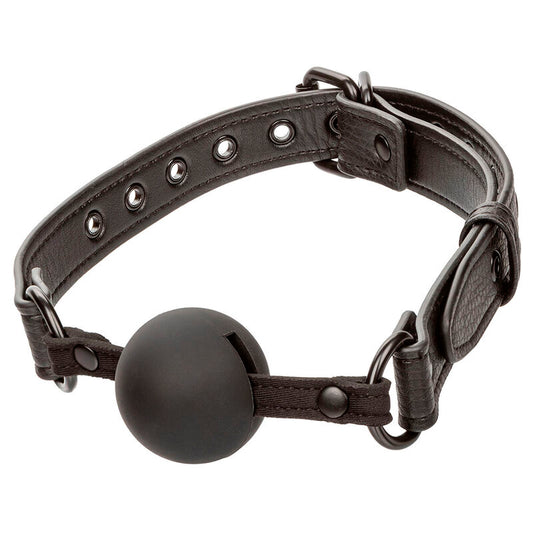 CALEXOTICS - NOCTURNAL BALL GAG SILICONE ZWART