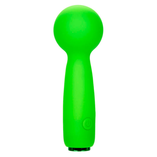 CALEXOTICS - NEON VIBES THE BUBBLY VIBE MINI MASSAGER 10 VIBRATIONS GREEN