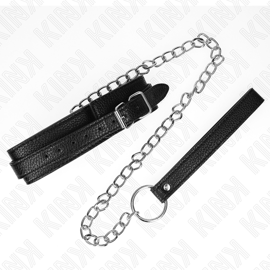 KINK - KETTING MET SLANGENPRINT EN RIEM 65 CM