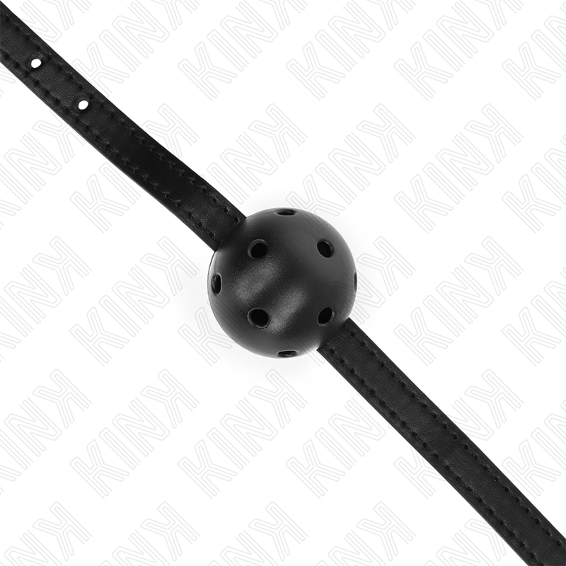 KINK - SIMPLICITY ZWARTE ADEMENDE BAL 4,5 CM KNEVEL 62 x 1,5 CM
