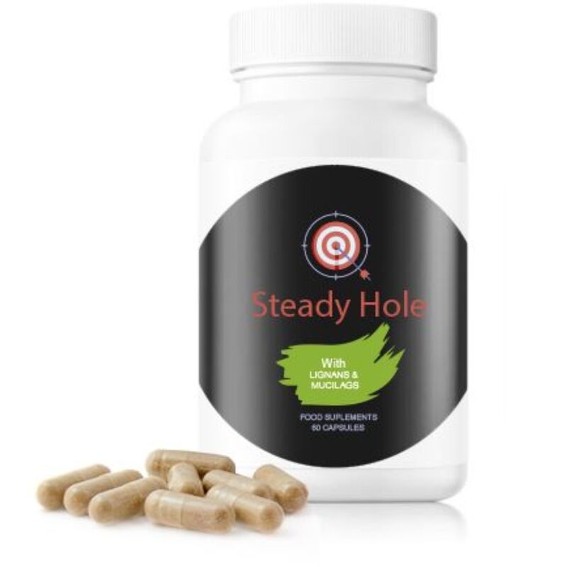 500 COSMETICS - U-STEADY HOLE CAPSULES VOOR DE GEZONDHEID VAN DE DARMDOORGANG - 60 CAPSULES