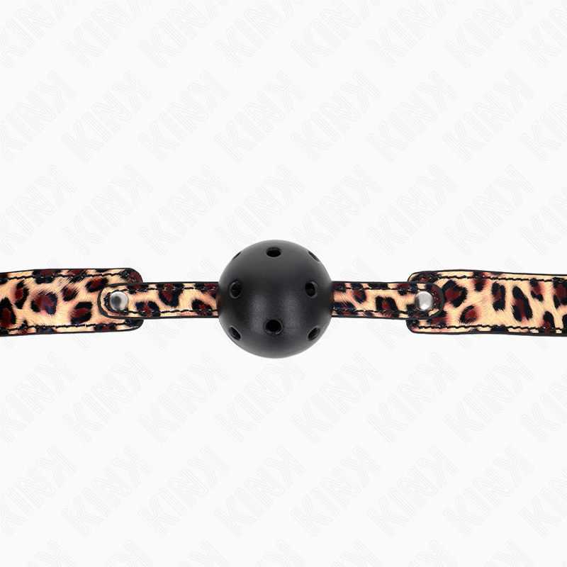 KINK - LEOPARD ADEMENDE BAL 4,5 CM KNEVEL 65 x 2,5 CM