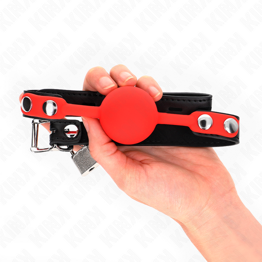 KINK - SILICONENBAL 4 CM KNEVEL MET SLOT 60 x 2 CM