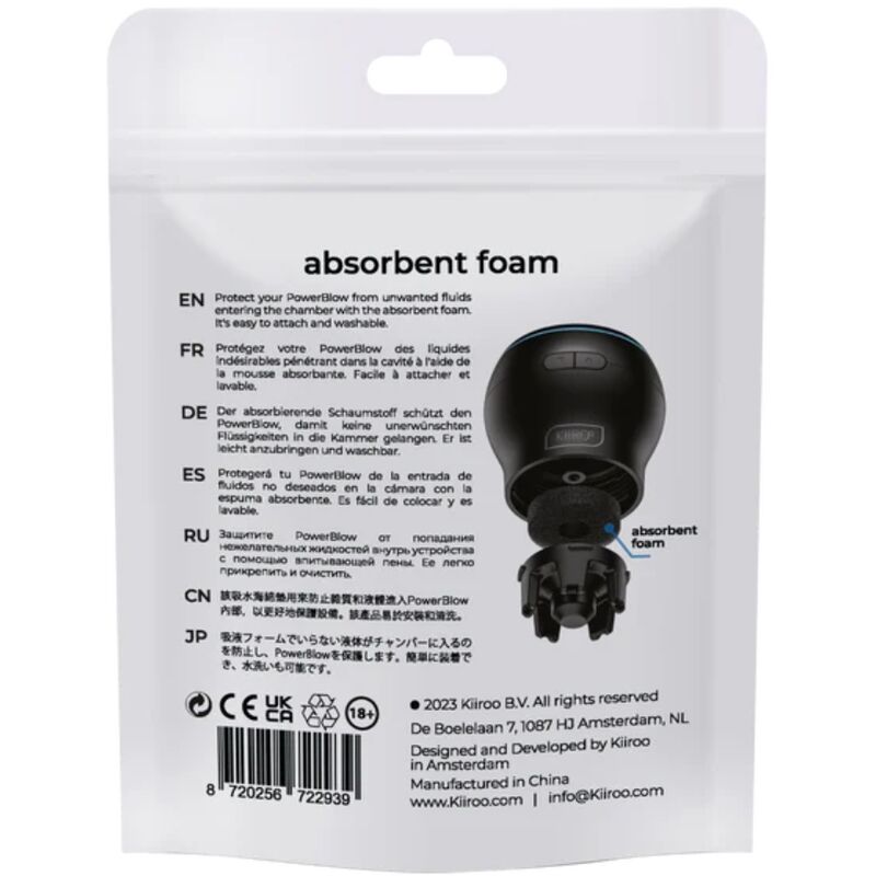 KIIROO - POWER BLOW ABSORBEREND SCHUIM 5-PACK