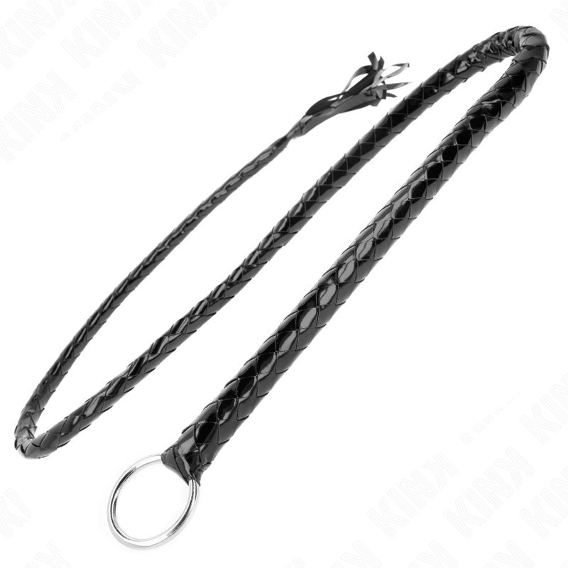 KINK - LANGE GLANZEND PVC ZWEEP 138 CM