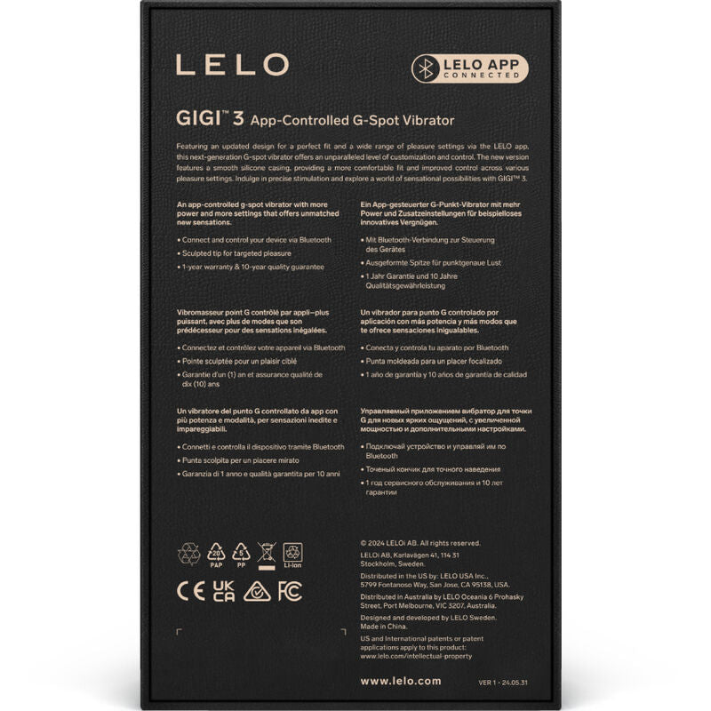 LELO - GIGI™ 3 G-SPOT-VIBRATOR BLAUW