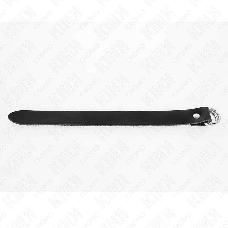 KINK – LEREN PENISRING MET DRUKSLUITING 22 X 2 CM