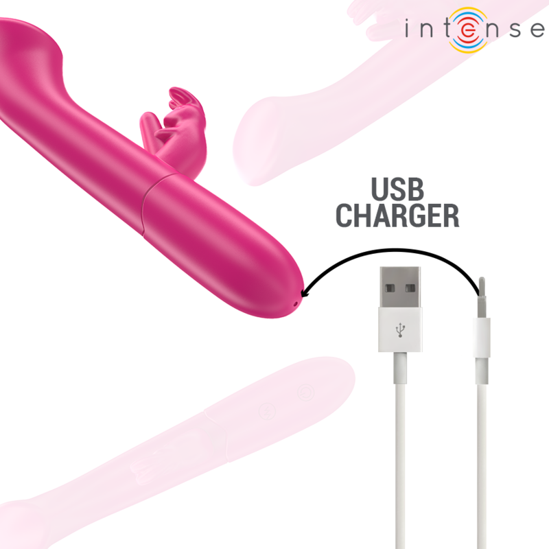 INTENSE - JULIETA KONIJN VIBRATOR 18.6 CM 10 TRILLINGEN ROZE
