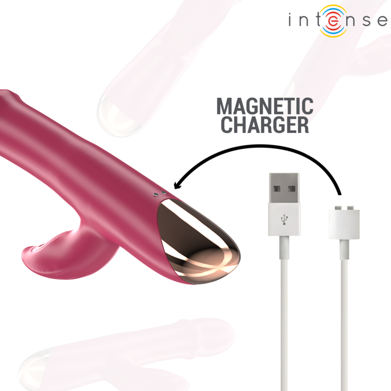 INTENSE - CHLOE MULTIFUNCTIONELE VIBRATOR 3 IN 1 ROOD