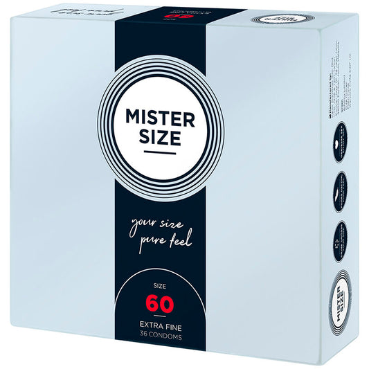 MISTER SIZE - CONDOOMMAAT XL 60 MM (36 STUKS)