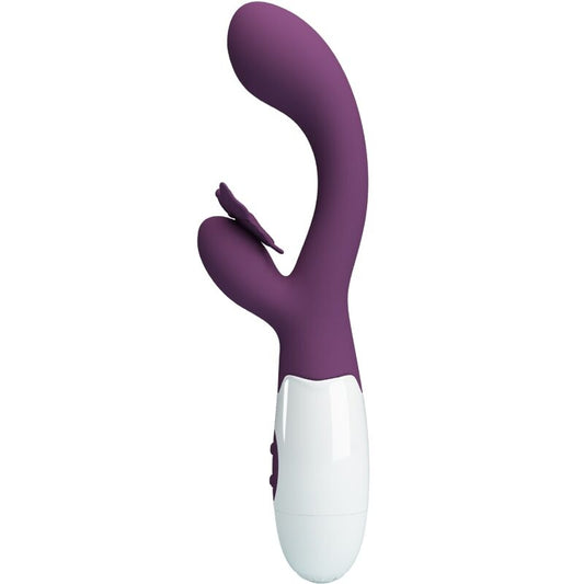 PRETTY LOVE - BUTTERFLY KISS KONIJN VIBRATOR & G-PUNT STIMULATOR PAARS