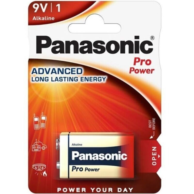 PANASONIC - PRO POWER ALKALINE 9V BATTERIJ LR61 BLISTER*1