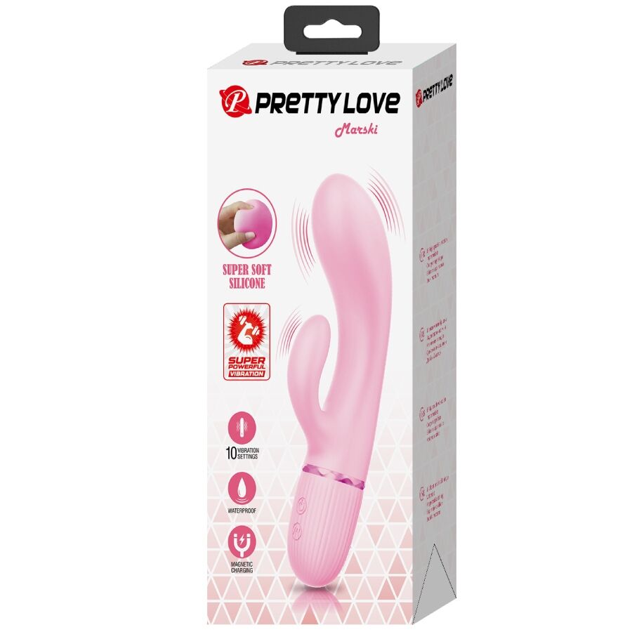 PRETTY LOVE - MARSKI RABBIT VIBRATOR & G-SPOT ROZE