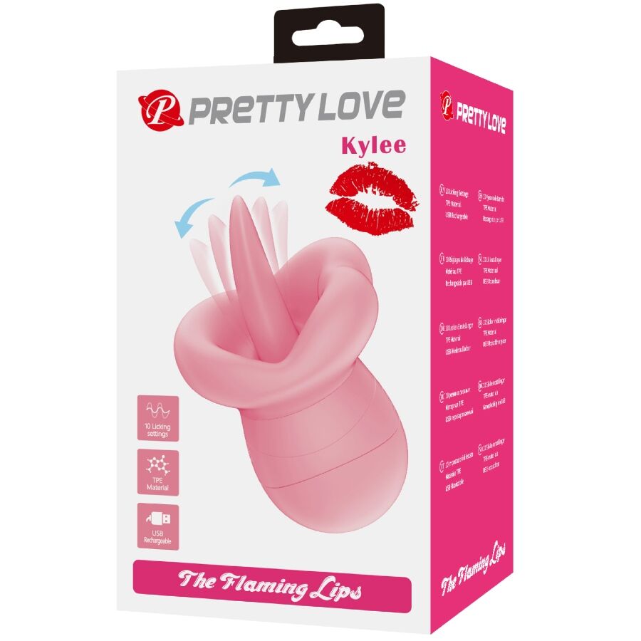 PRETTY LOVE - KYLEE TONGUE KLITORISSTIMULATOR 10 TRILLINGEN HUIDROZE