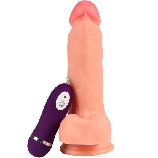 SHEQU - IRON DRAGON VIBRATOR DILDO MET AFSTANDSBEDIENING 17,5 CM