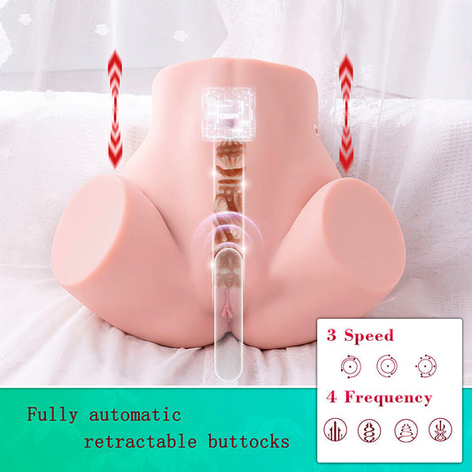 XISE - MARISA MULTIPOSITIE REALISTISCHE VAGINA MASTURBATOR MET STOOTFUNCTIE