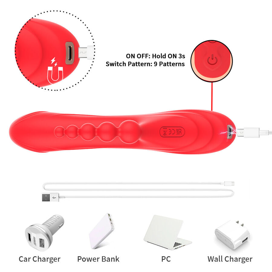 ARMONY - G-SPOT- EN CLITORISSTIMULATOR VIBRATOR ROOD