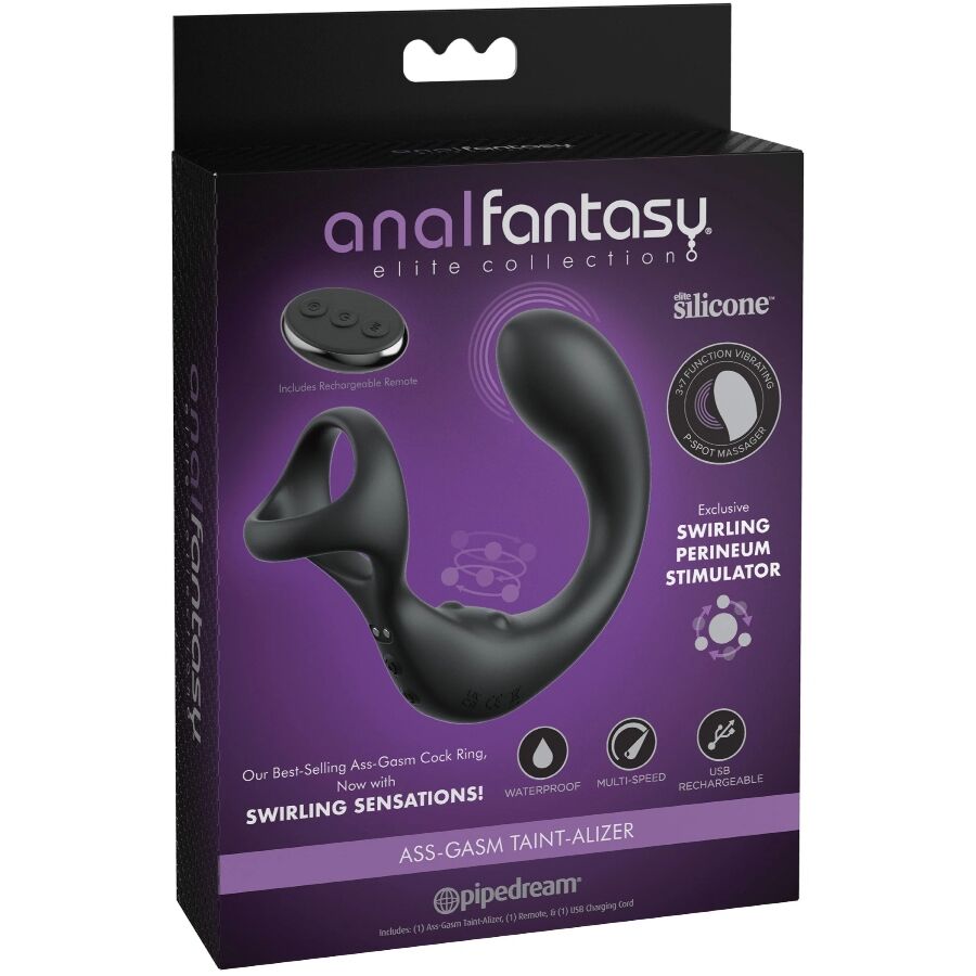 ANAL FANTASY ELITE COLLECTIE - TRILLENDE ANAAL MASSAGER MET AFSTANDSBEDIENING