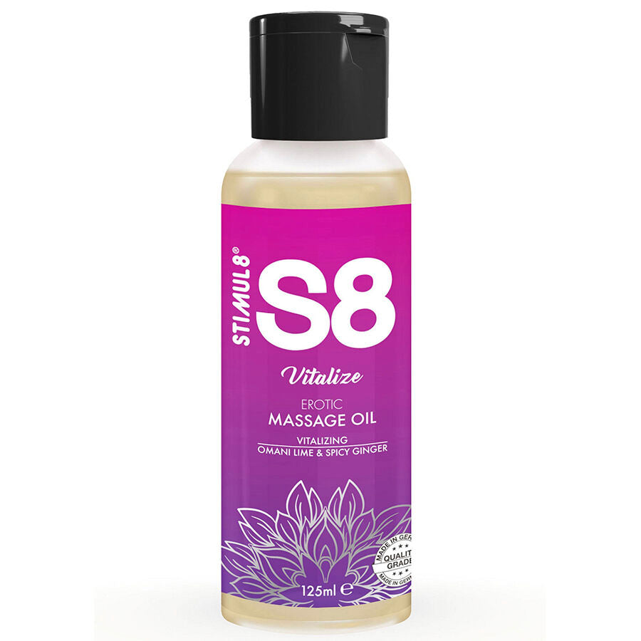 STIMUL8 - S8 VITALIZE LIMOEN MASSAGEOLIE 125 ML