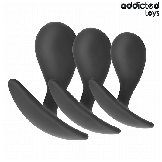 ADDICTED TOYS - SET VAN 3 ANAL PLUG SILICONEN MODEL 3