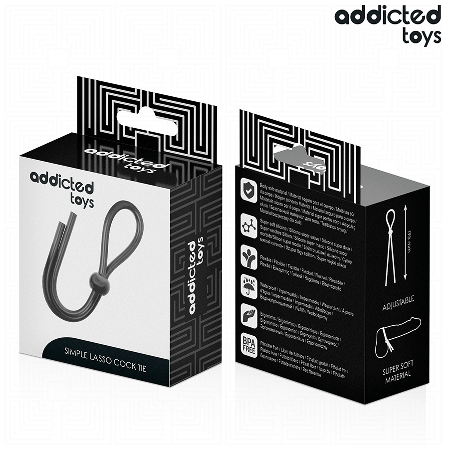 ADDICTED TOYS - SILICONEN TOUW VOOR DE ENKELE LUS PENIS