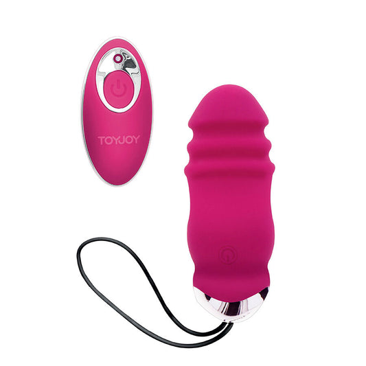 TOYJOY - HAPPINESS SUNN SIDE UP AND DOWN VIBRATOR AFSTANDSBEDIENING FUCHSIA
