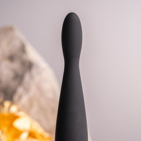ROCKS-OFF - PETITE SENSATIONS TEAZER ANALE PLUG VIBRATOR ZWART