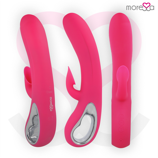 MORESSA - DUSTIN CLITORALE ZUIGING EN KRACHTIGE TRILLING PREMIUM SILICONEN OPLAADBAAR