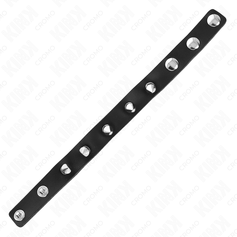 KINK - LEREN PENISRING MET SPIKES 21,5 X 1,6 CM