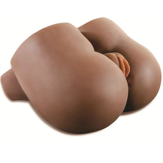 EXTREME TOYZ - FUCK ME SILLY VAGINA EN ANO ZWART EXTRA REALISTISCH