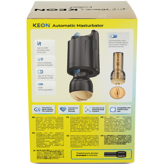 KIIROO - KEON WIFI COMBO VICTORIA JUNE AUTOMATISCHE MASTURBATOR + FEEL STROKER