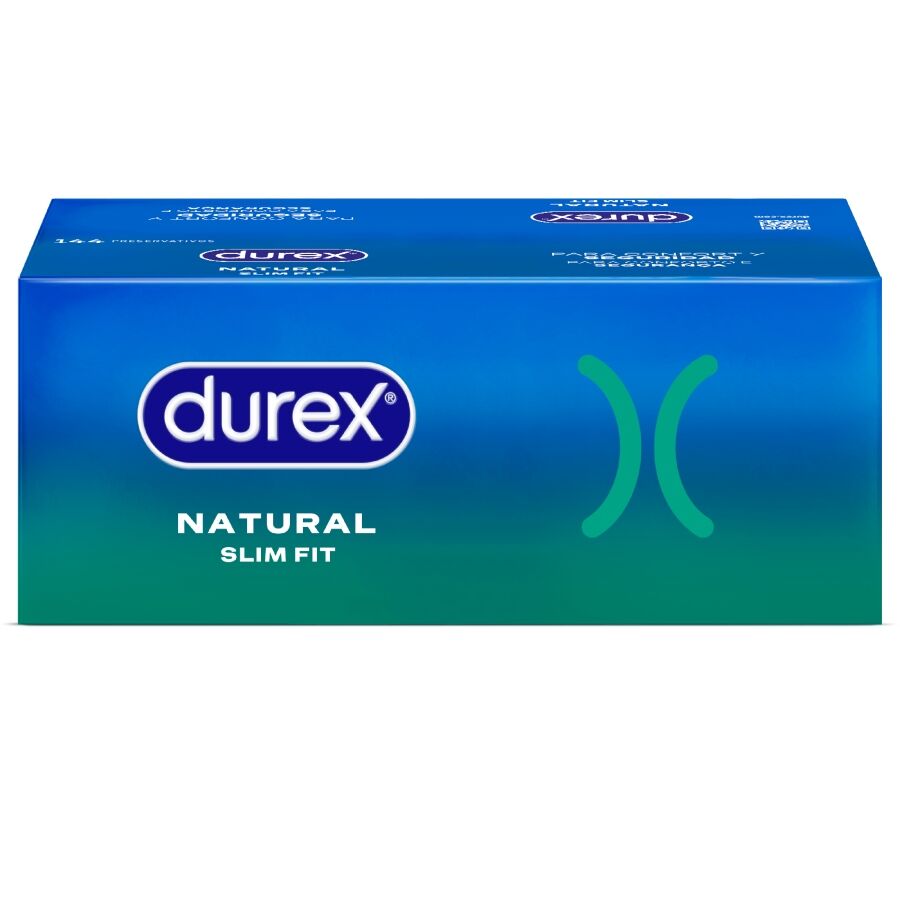 DUREX - NATUURLIJKE SLANKE PASVORM BASIC 144 STUKS