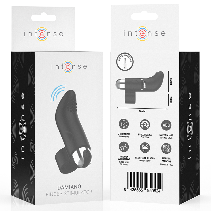 INTENSE - DAMIANO OPLAADBARE VINGERSTIMULATOR