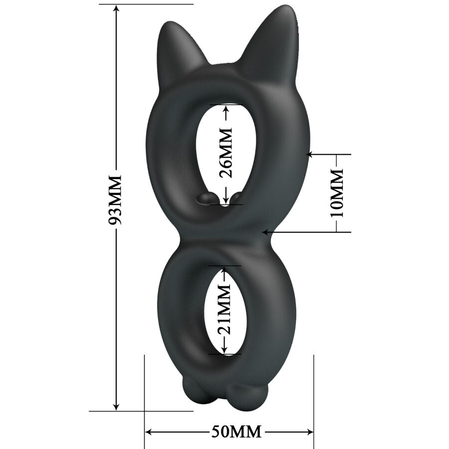CRAZY BULL - TORAN DUBBELE SILICONEN RING MODEL 20
