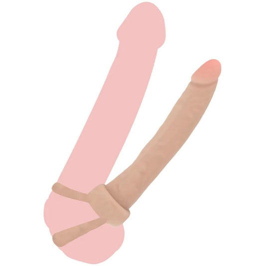 GET REAL - DOUBLE TROUBLE SILICONEN ANALE PENETRATOR 16 CM