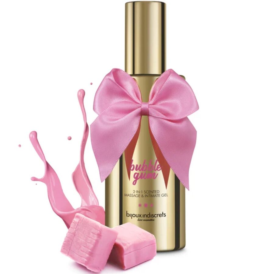 BIJOUX - BUBBLE GUM 2-IN-1 GEURIGE MASSAGE- & INTIEMGEL 100 ML