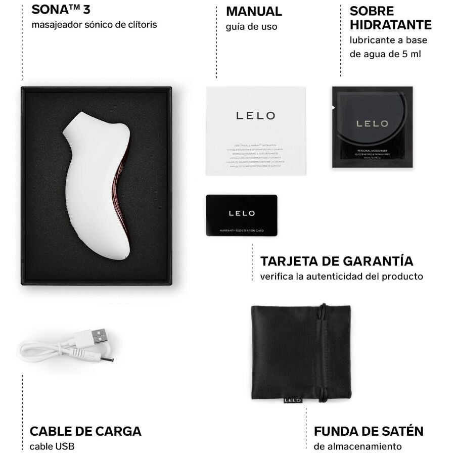 LELO - SONA 3 SONISCHE CLITORISMASSAGER
