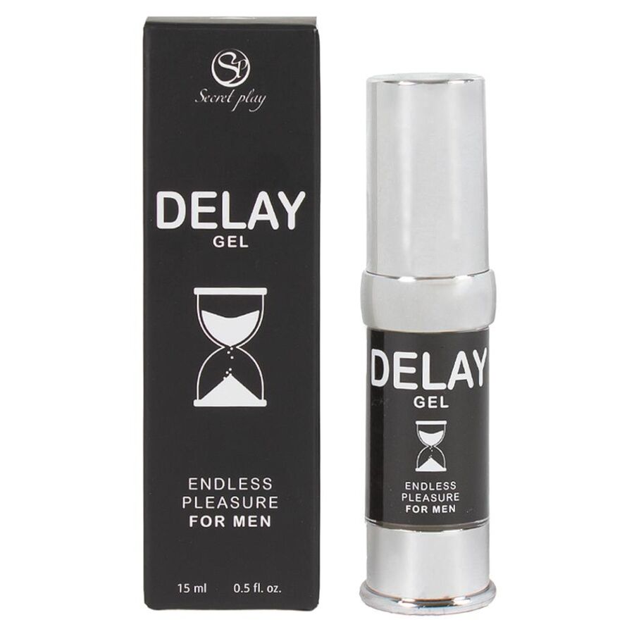 SECRETPLAY - VERTRAGENDE GEL VOOR MANNEN EINDELOOS PLEZIER 15 ML