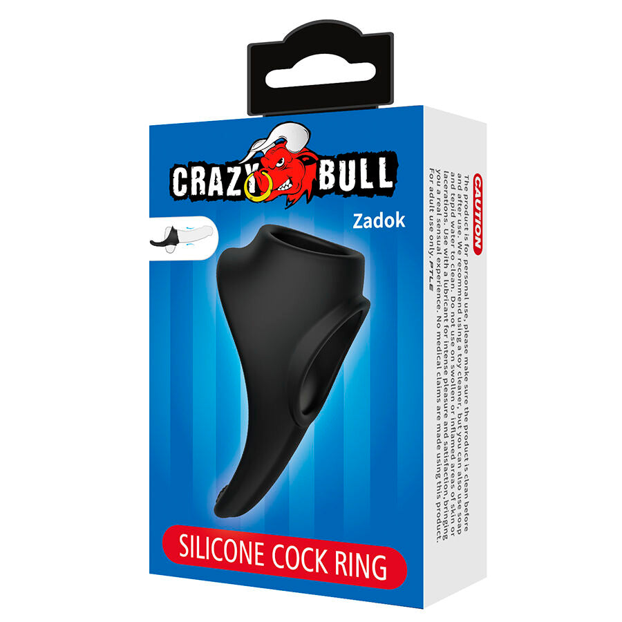 CRAZY BULL - ZADOK ERGONOMISCHE RING MET PERINEUMSTIMULATOR