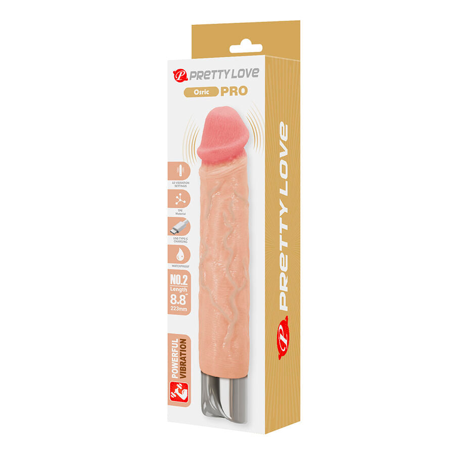 PRETTY LOVE - OSRIC PRO FLEXIBELE REALISTISCHE VIBRATOR