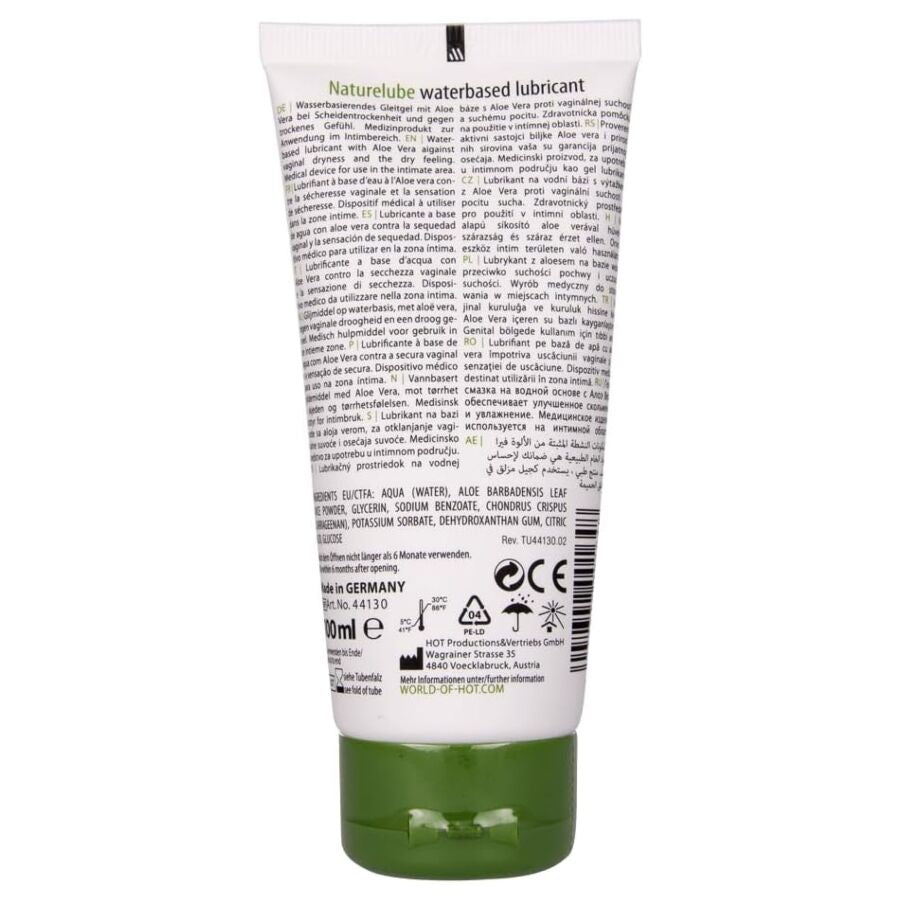 HOT - NATURE LUBE OP WATERBASIS ALOË VERA 100 ML