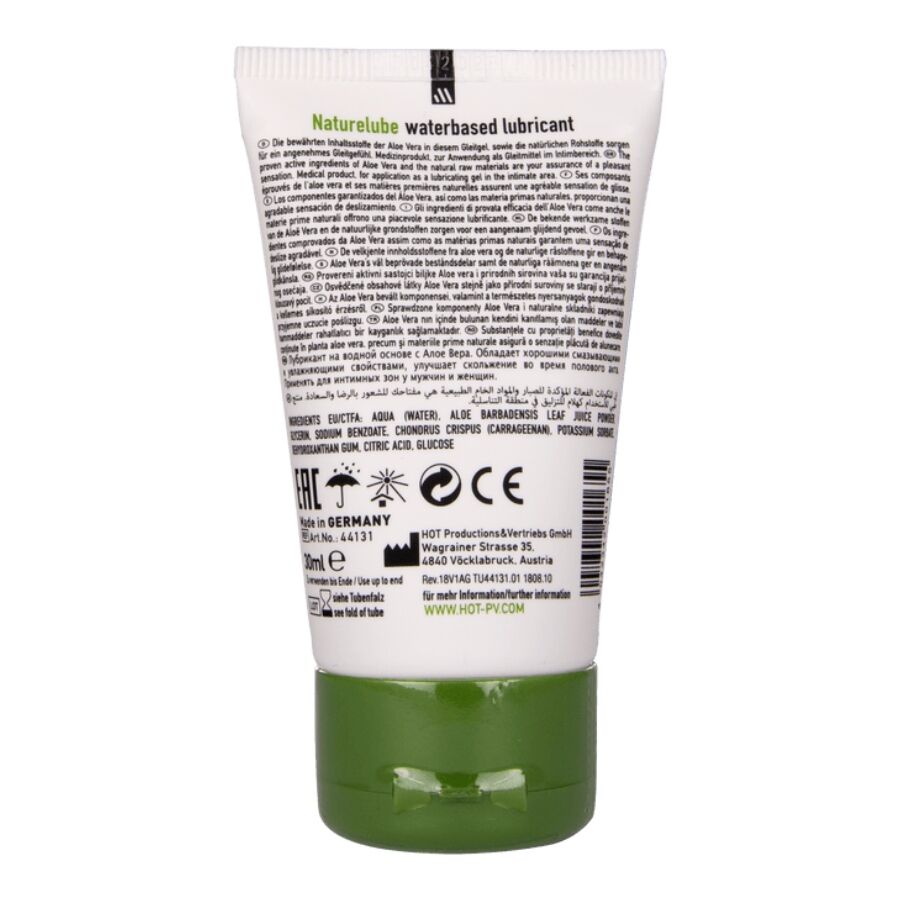 HOT - NATURE LUBE OP WATERBASIS ALOË VERA 30 ML