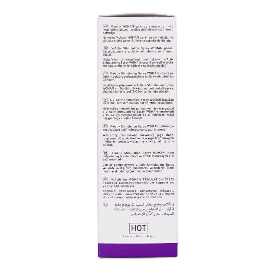 HOT - V-ACTIV STIMULERENDE SPRAY VOOR VROUWEN 50 ML
