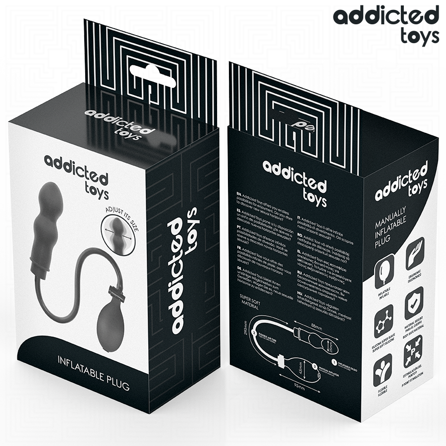 ADDICTED TOYS - OPBLAASBARE ANAALPLUG MODEL 1