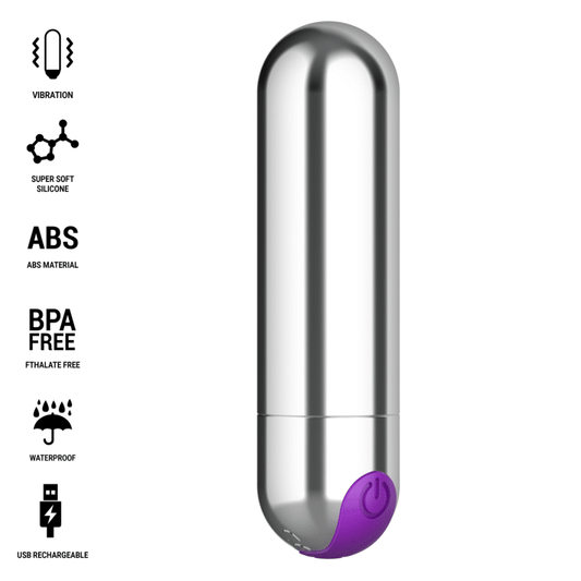 INTENSE - KAREN MINI VIBRATOR OPLAADBAAR ZILVER
