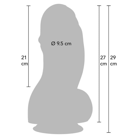 VERBORGEN VERLANGEN - INFERNO FAT BOYS DILDO 27 CM