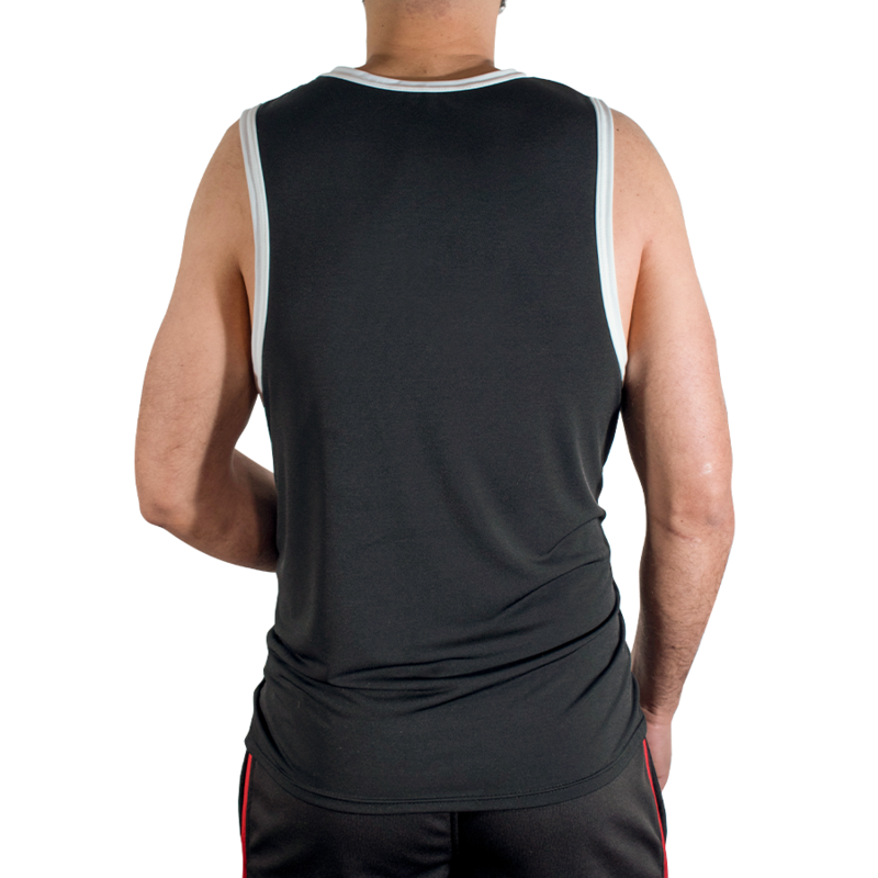 MACHO - CMV004 BLACK GYM T-SHIRT L/XL